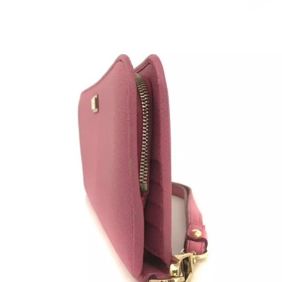 Dolce & Gabbana logo plate leather long bifold wallet/wristlet - Picture 7 of 12